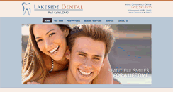 Desktop Screenshot of lakesidedentalri.com