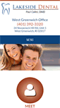 Mobile Screenshot of lakesidedentalri.com